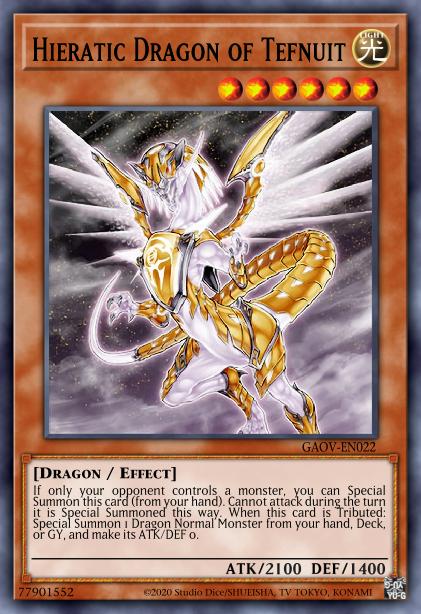 Hieratic Dragon of Tefnuit Card Image