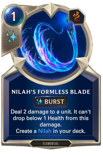 Nilah's Formless Blade Card Image