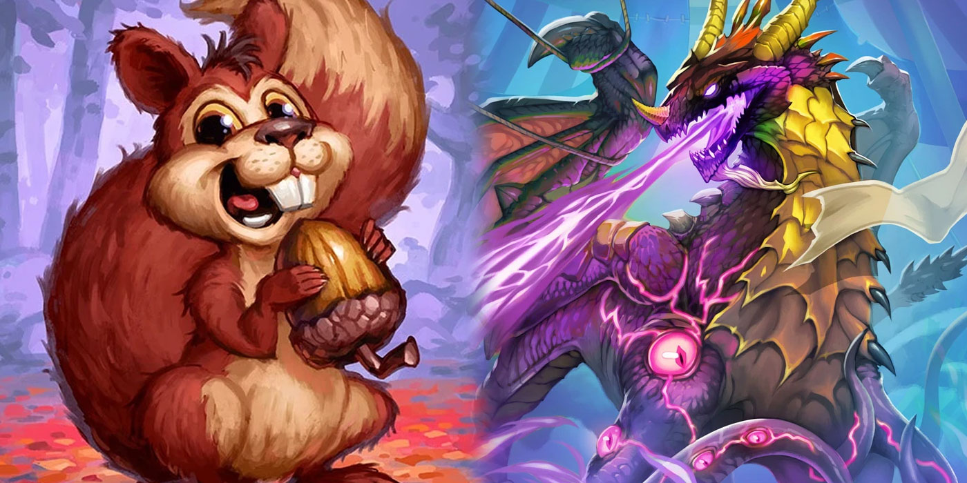 Weekend of Wild Hearthstone Decks - Tempo Menagerie Warrior, Squirrel Mill Druid, Celestial Giant Druid, & More
