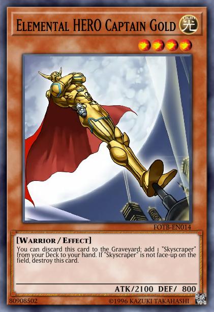 Elemental HERO Captain Gold Card Image