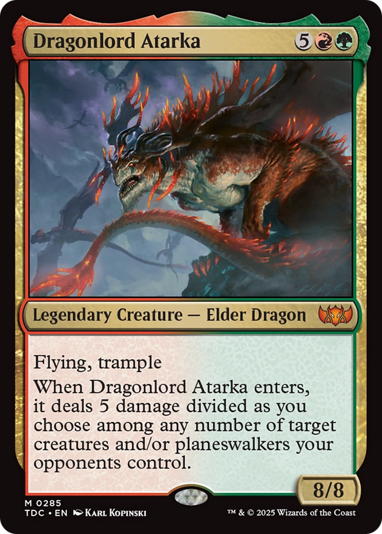 Dragonlord Atarka Card Image