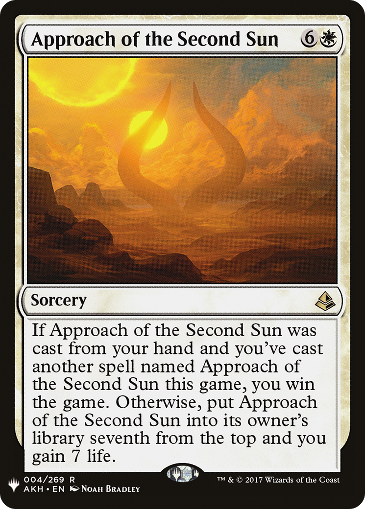 Approach of the Second Sun Card Image