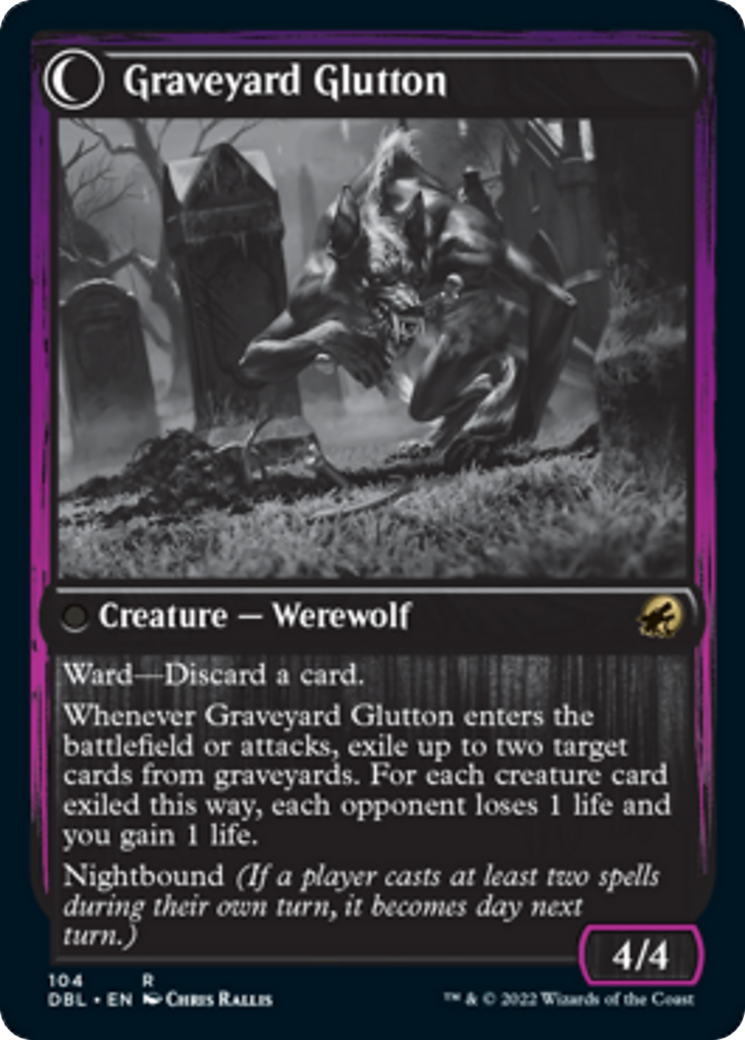 Graveyard Trespasser // Graveyard Glutton Card Image