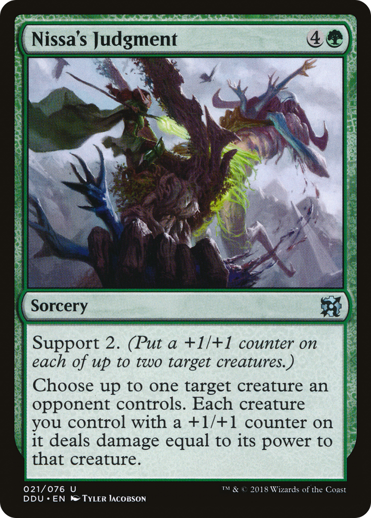 Nissa's Judgment Card Image