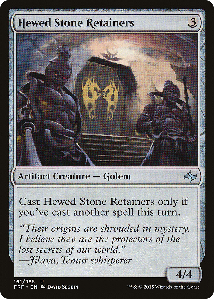 Hewed Stone Retainers Card Image