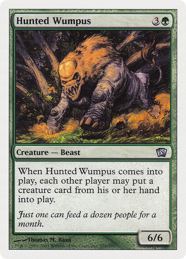 Hunted Wumpus Card Image