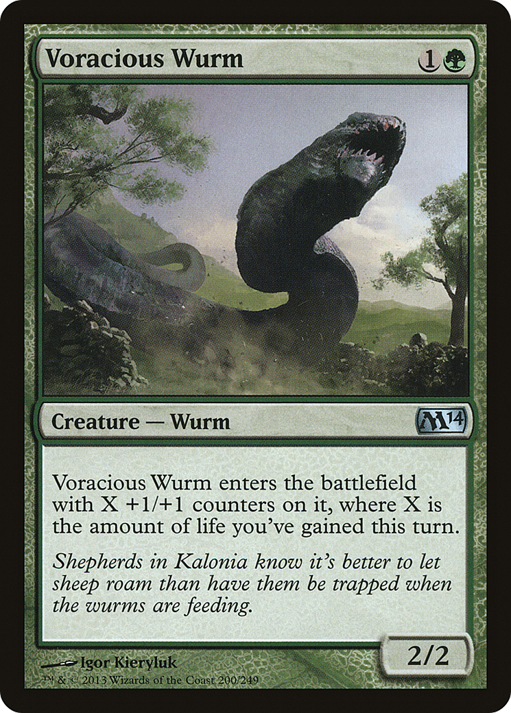 Voracious Wurm Card Image