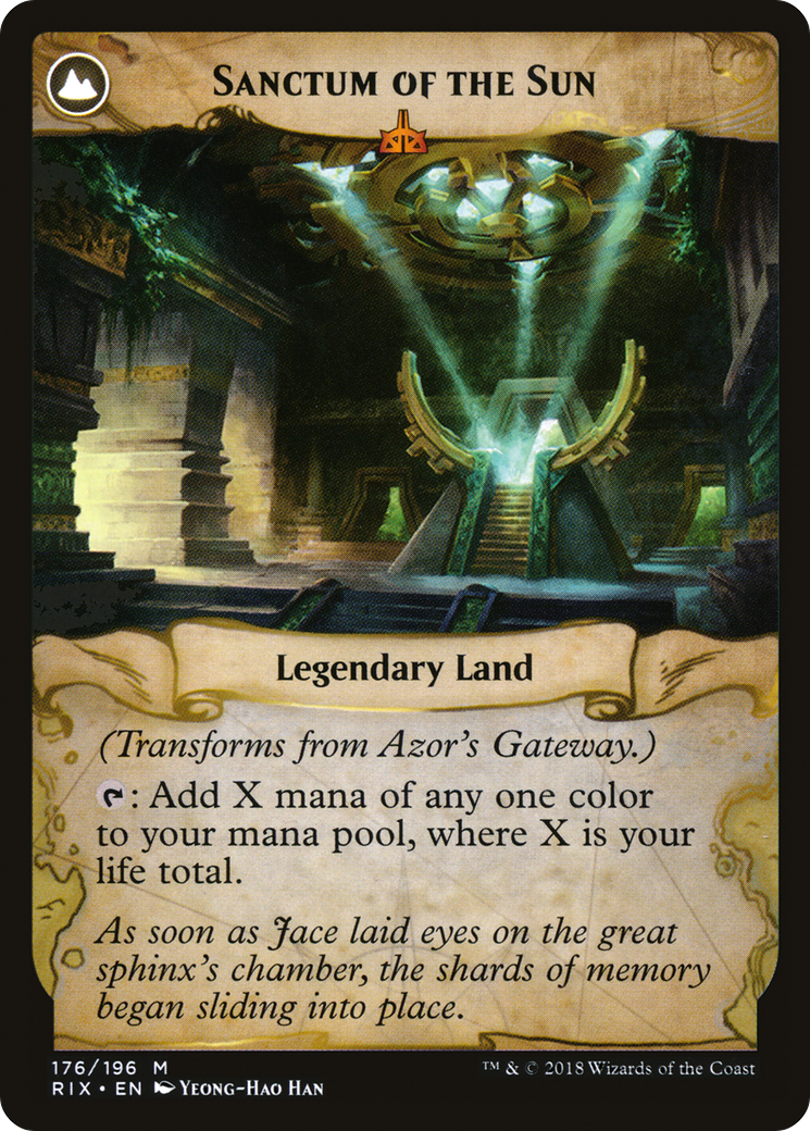 Azor's Gateway // Sanctum of the Sun Card Image