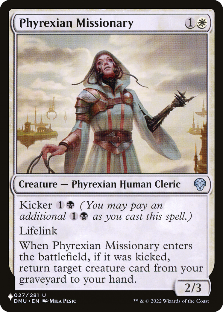 Phyrexian Missionary Card Image