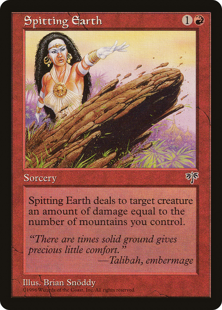 Spitting Earth Card Image