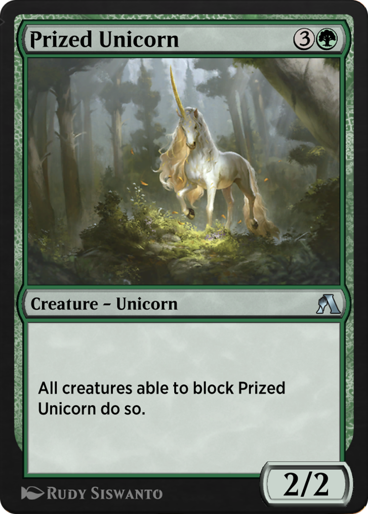 Prized Unicorn Card Image