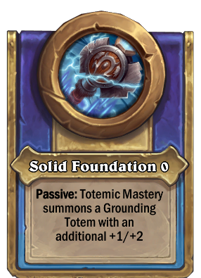 Solid Foundation {0} Card Image