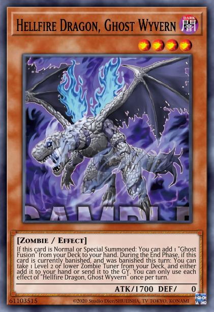 Ghost Wyvern, the Underworld Dragon Card Image