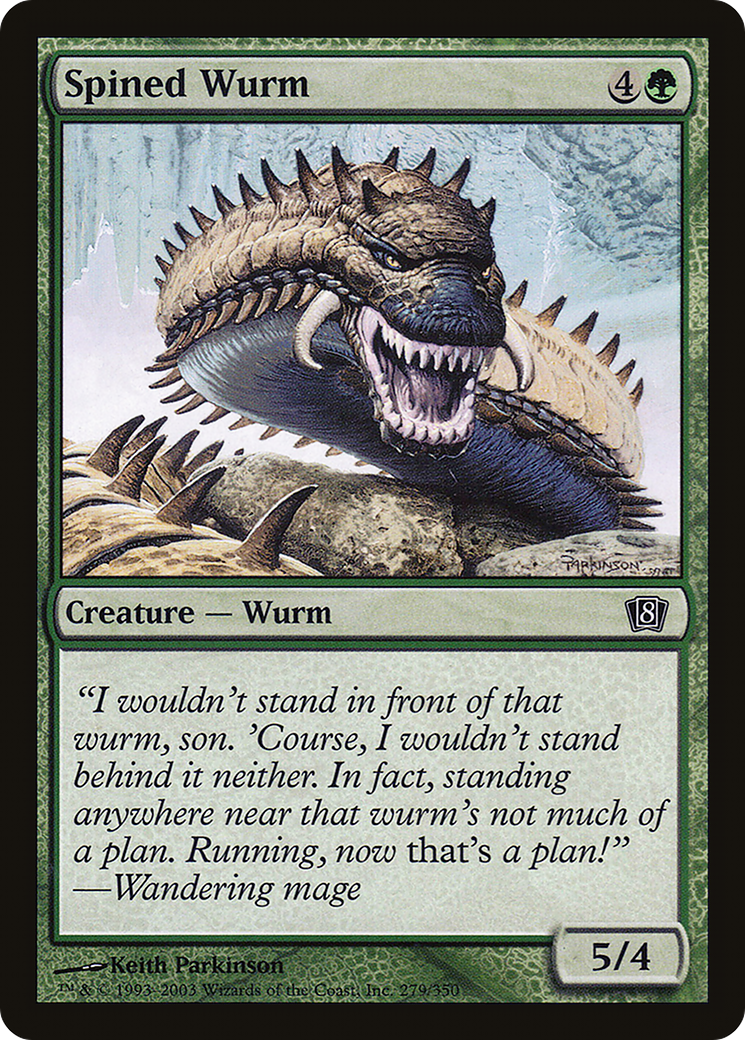 Spined Wurm Card Image