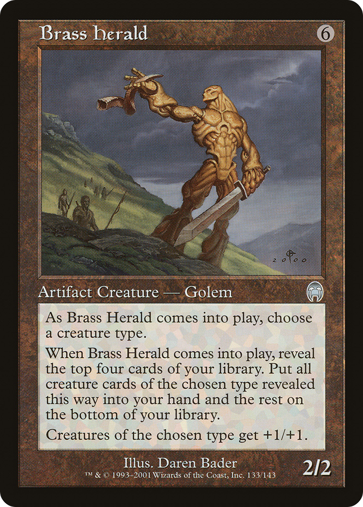 Brass Herald Card Image