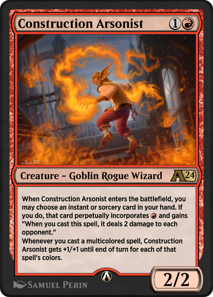 Construction Arsonist Card Image