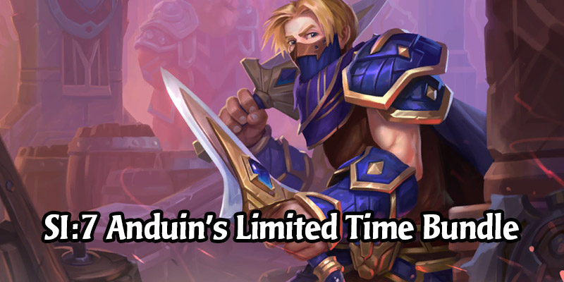 SI:7 Anduin's Bundle is Only Available Until Monday - Pick it Up Before it Leaves the Shop!