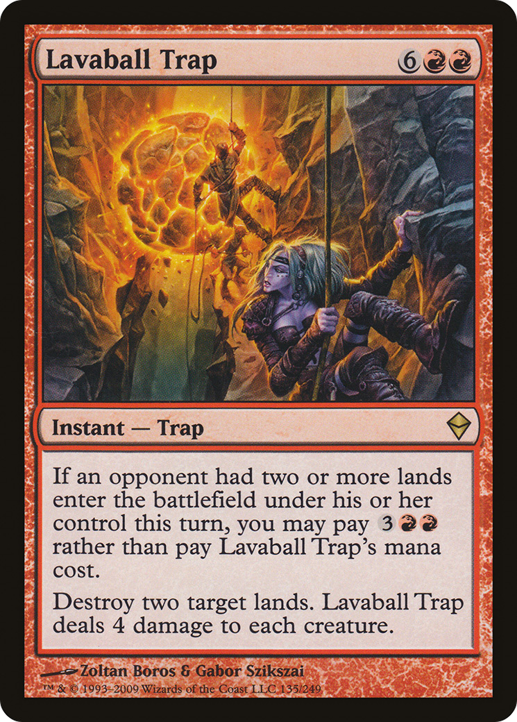 Lavaball Trap Card Image