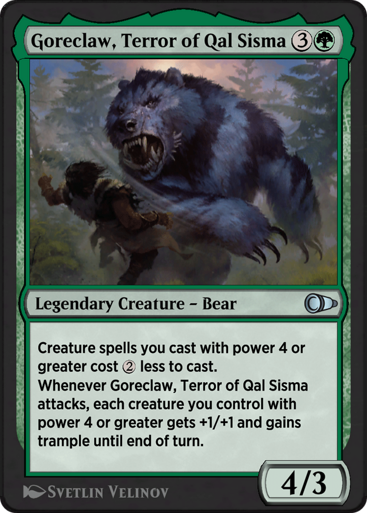 Goreclaw, Terror of Qal Sisma Card Image