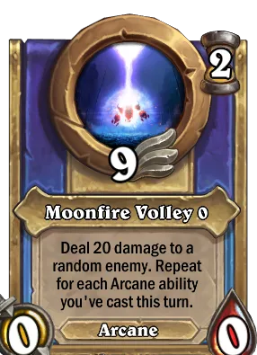 Moonfire Volley {0} Card Image