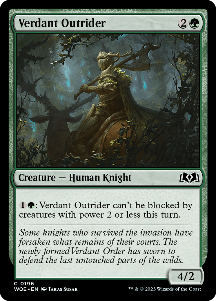 Verdant Outrider Card Image