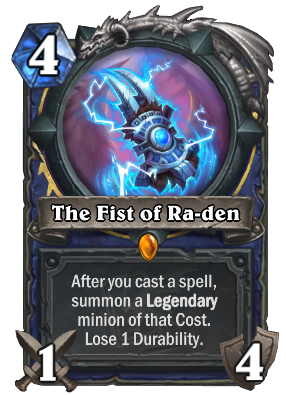 The Fist of Ra-den Card Image