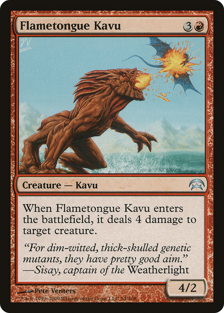 Flametongue Kavu Card Image