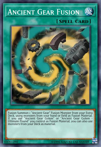 Ancient Gear Fusion Card Image