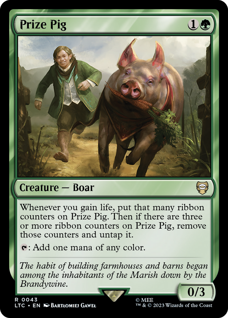 Prize Pig Card Image