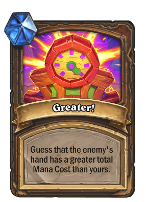 Greater! Card Image