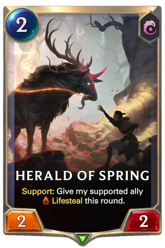Herald of Spring Card Image