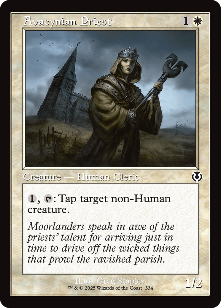 Avacynian Priest Card Image