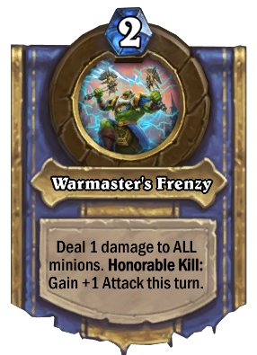 Warmaster's Frenzy Card Image