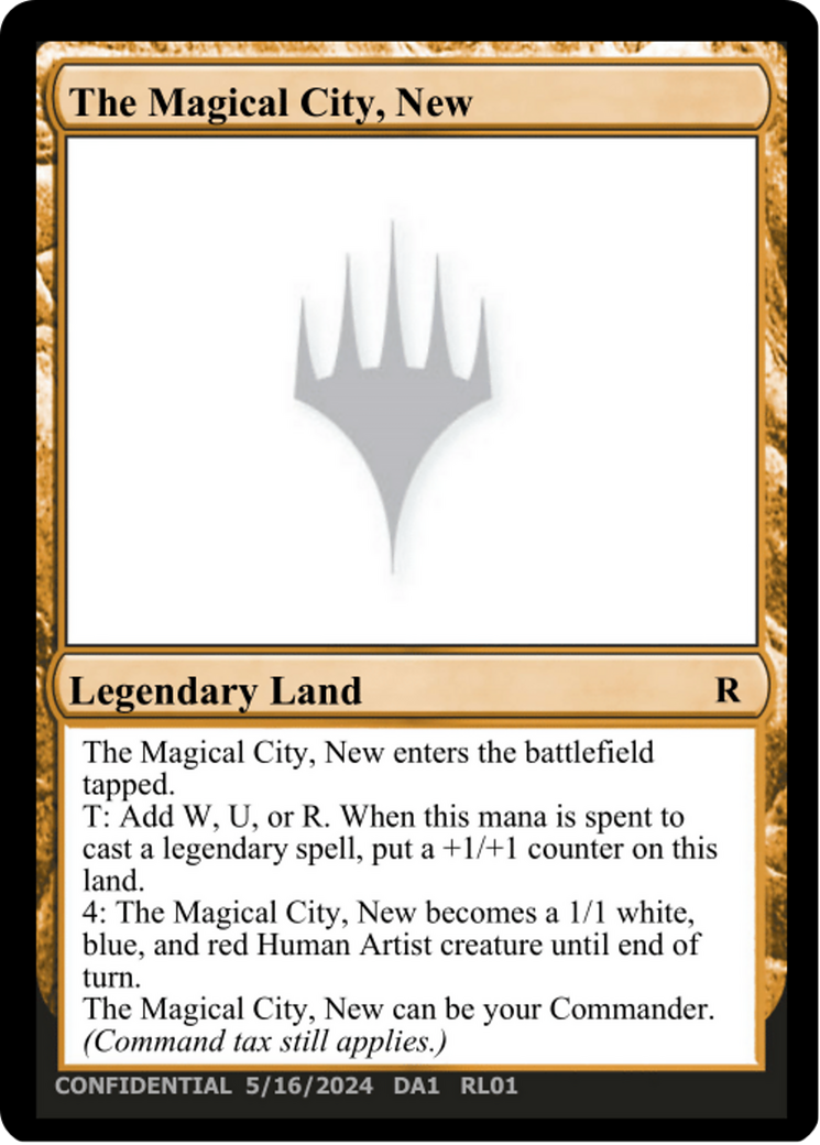 The Magical City, New Card Image