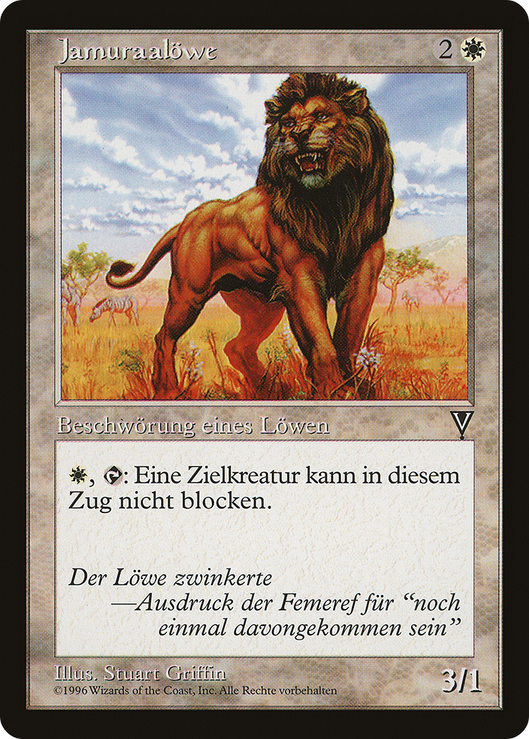 Jamuraan Lion Card Image