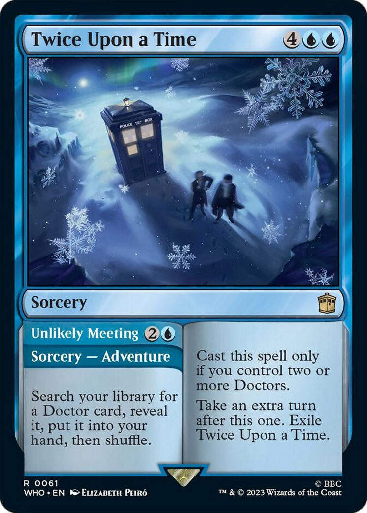 Twice Upon a Time // Unlikely Meeting Card Image