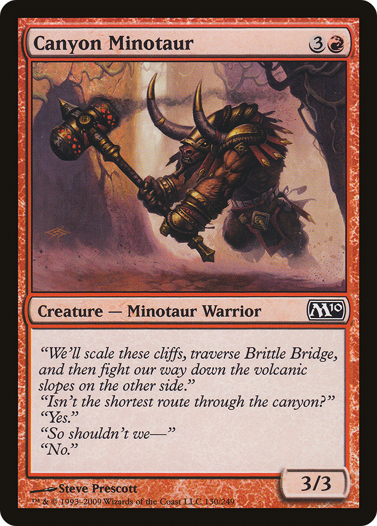 Canyon Minotaur Card Image