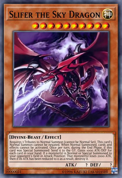 Slifer the Sky Dragon Yu-Gi-Oh Card, Art 2
