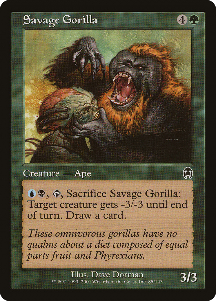 Savage Gorilla Card Image