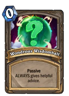 Wondrous Wisdomball Card Image