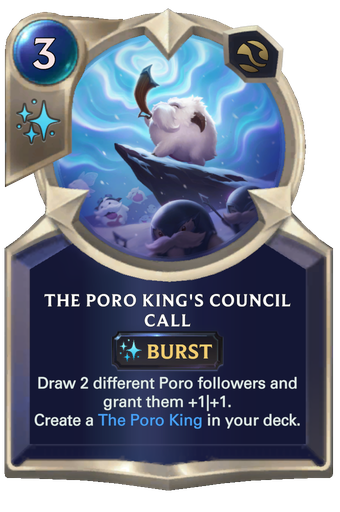 The Poro King's Council Call Card Image
