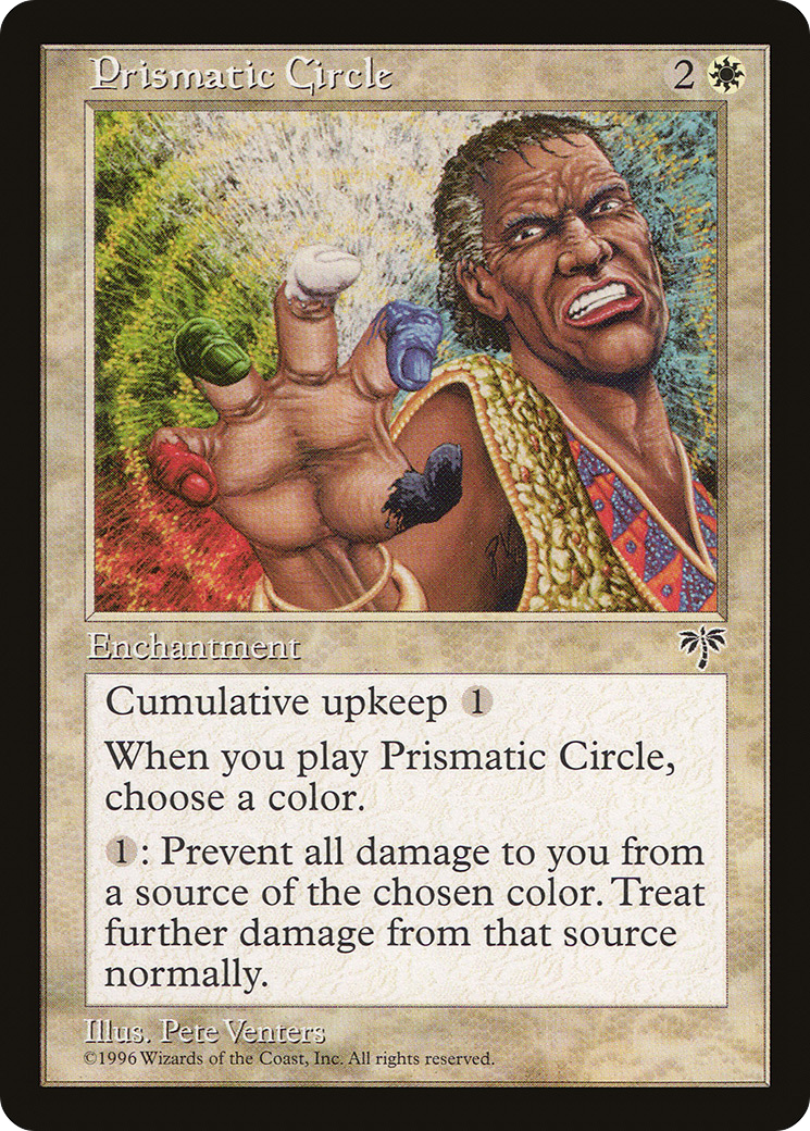 Prismatic Circle Card Image