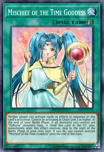 Mischief of the Time Goddess Card Image