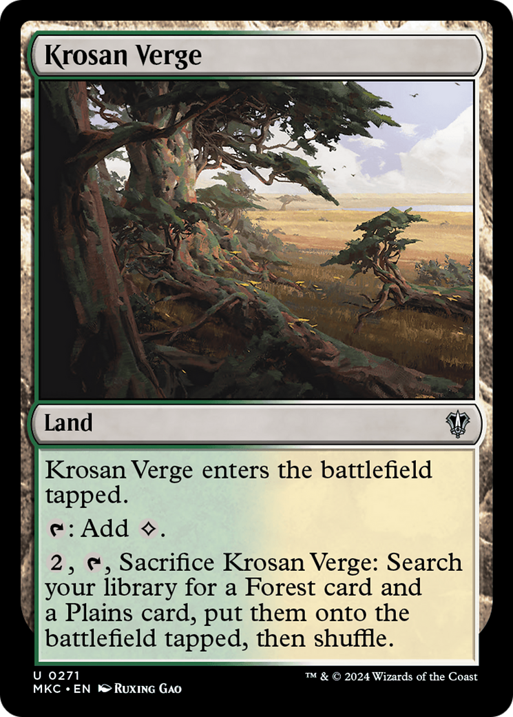 Krosan Verge Card Image