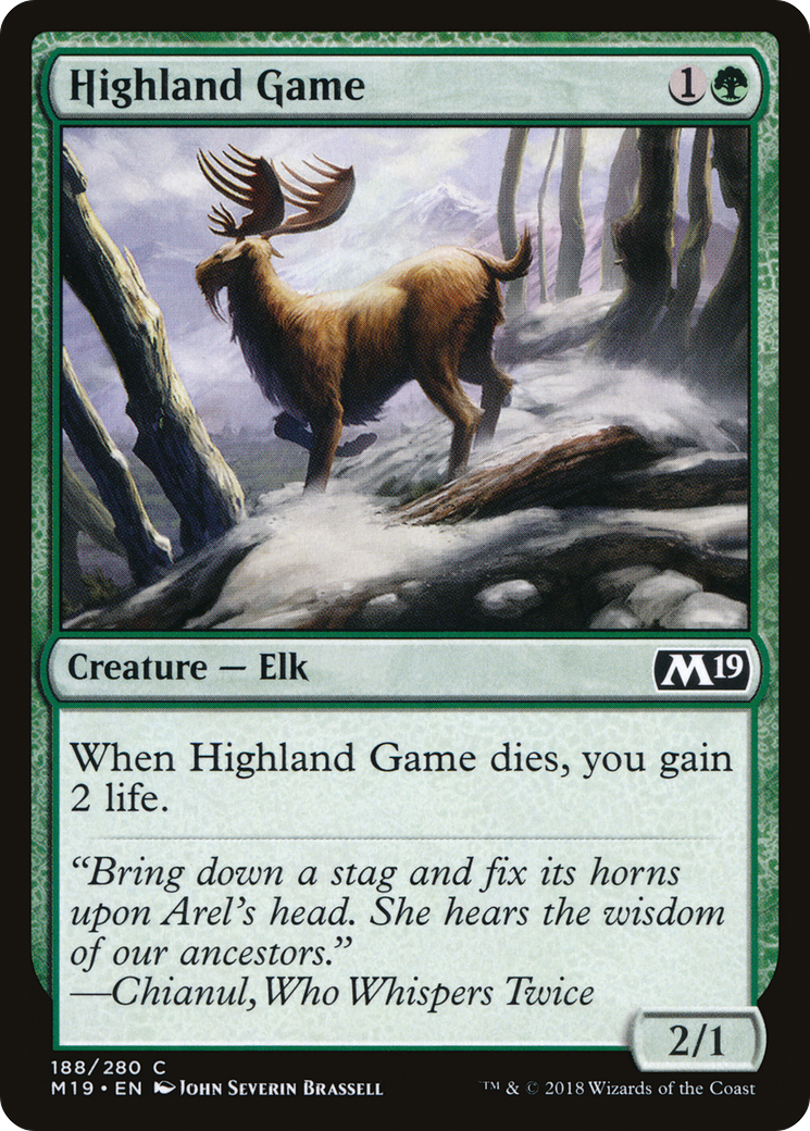 Highland Game Card Image