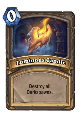 Luminous Candle Card Image