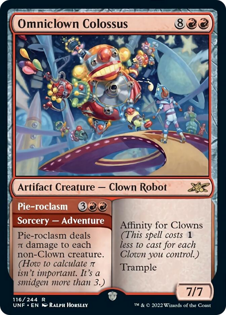 Omniclown Colossus // Pie-roclasm Card Image