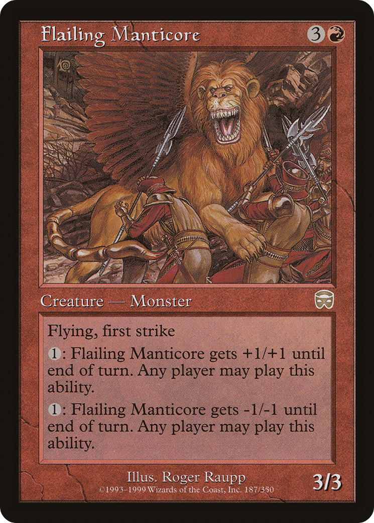 Flailing Manticore Card Image