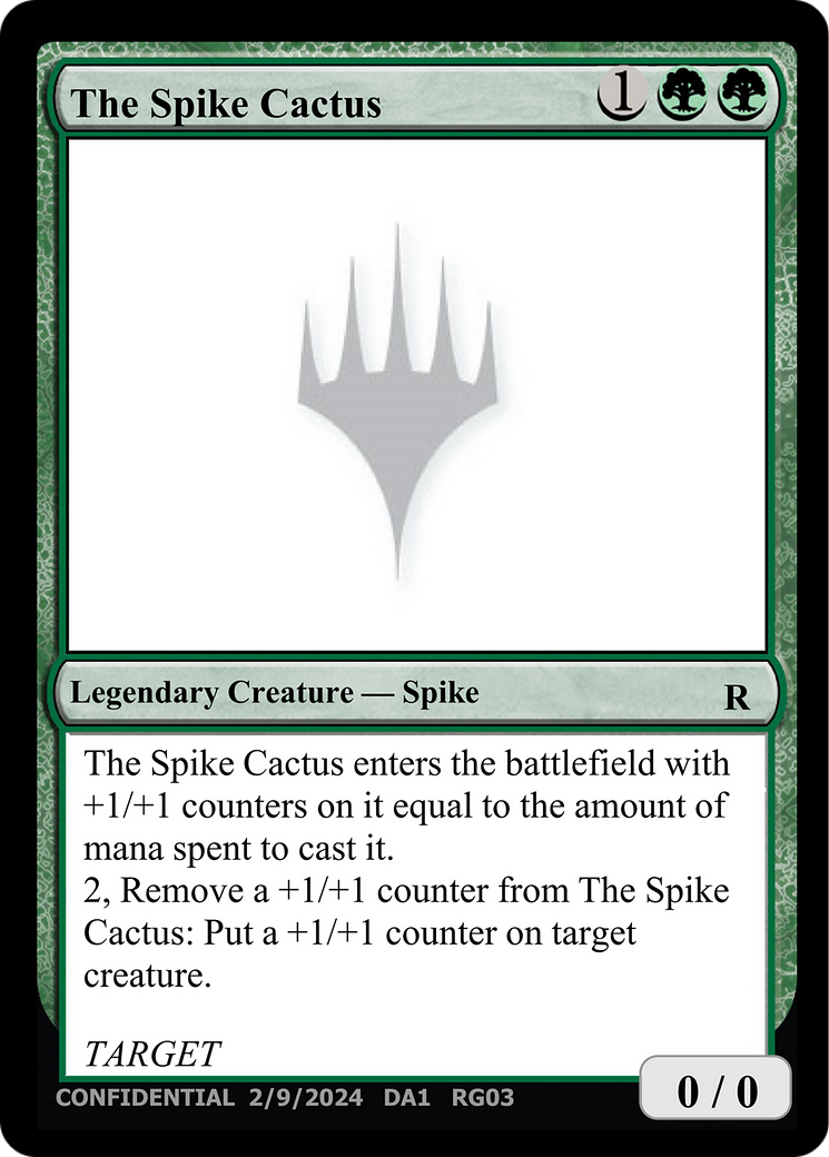 The Spike Cactus Card Image