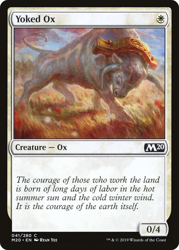 Yoked Ox Card Image